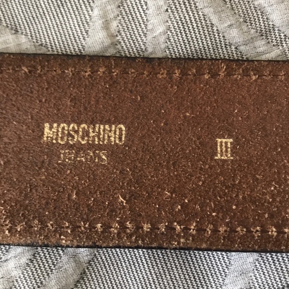 Moschino belts accessories brown size large 80 main image 4